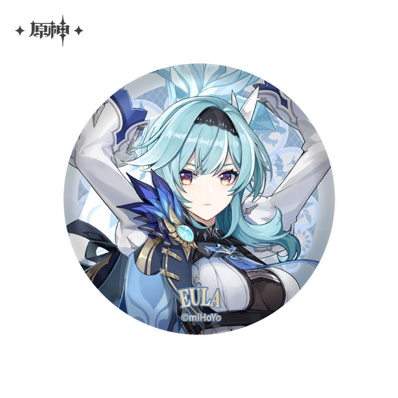原神 モンドシリーズ 缶バッジ 新登場 ファルカ アンバー ガイア リサ