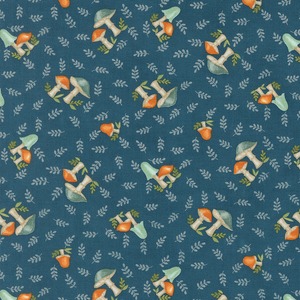 限定数３!  I Love Fall Most of All  マッシュルーム / ハーベストナイト  55 X45cmカット販売