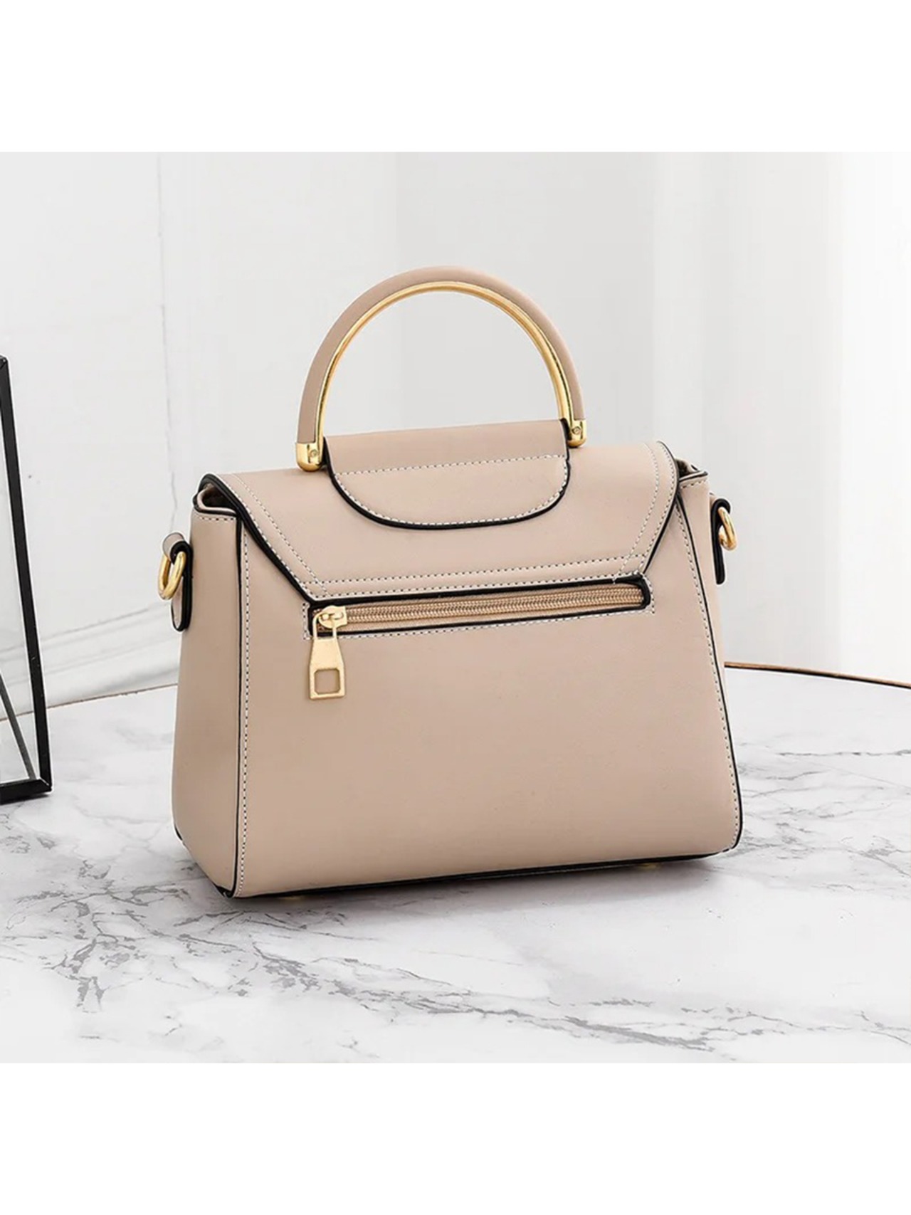 【0278】Bicolor Square Shoulder Hand Bag