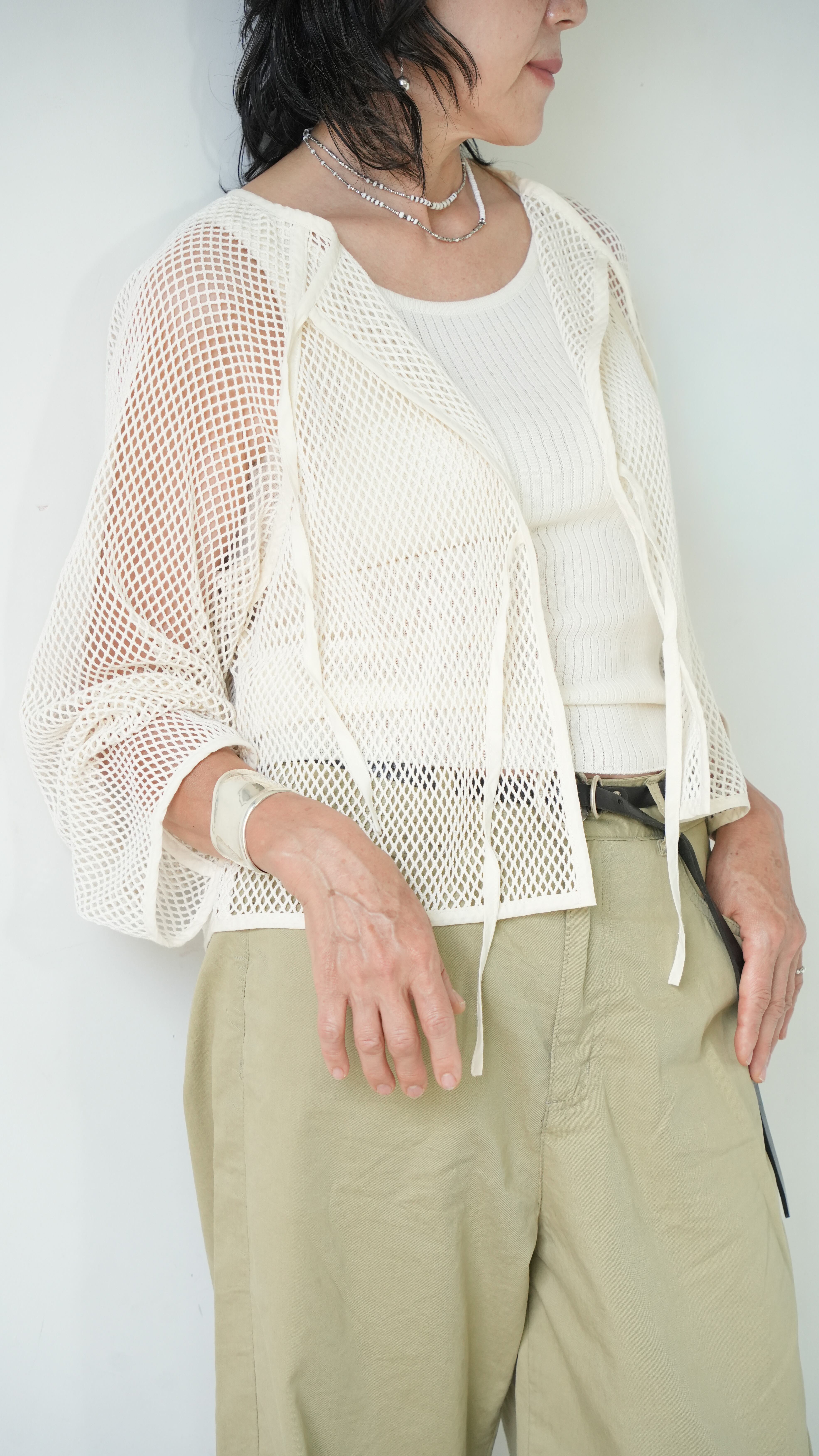 MIL MESH CARDIGAN