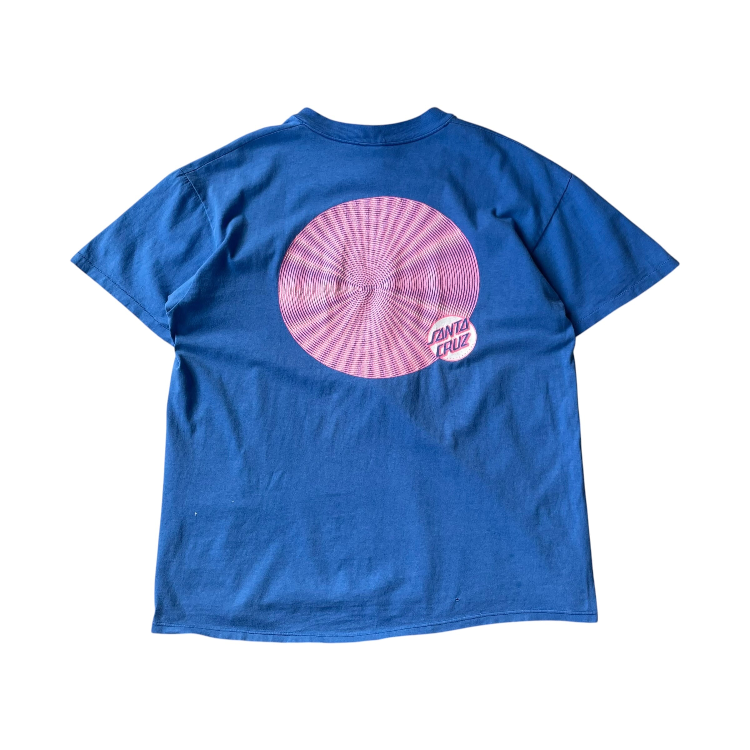 Super Special!! Early 1990s Santa Cruz Skate Bords "Spiral Dot" T-shirt