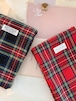 【即納】スコットランドのクリスマスチェック 起毛生地24FW