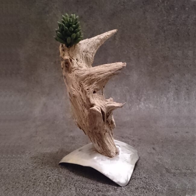 【彫刻】右手　金属製置物　木製台座　オブジェ　美術工芸品　モダンアート 手型 彫刻】右手 金属製置物 木製台座 オブジェ 美術工芸品 モダンアート 手