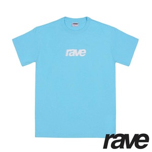 【RAVE SKATEBOARDS/レイブスケートボード】BLURRY LOGO TEE Tシャツ / SKY / SS20