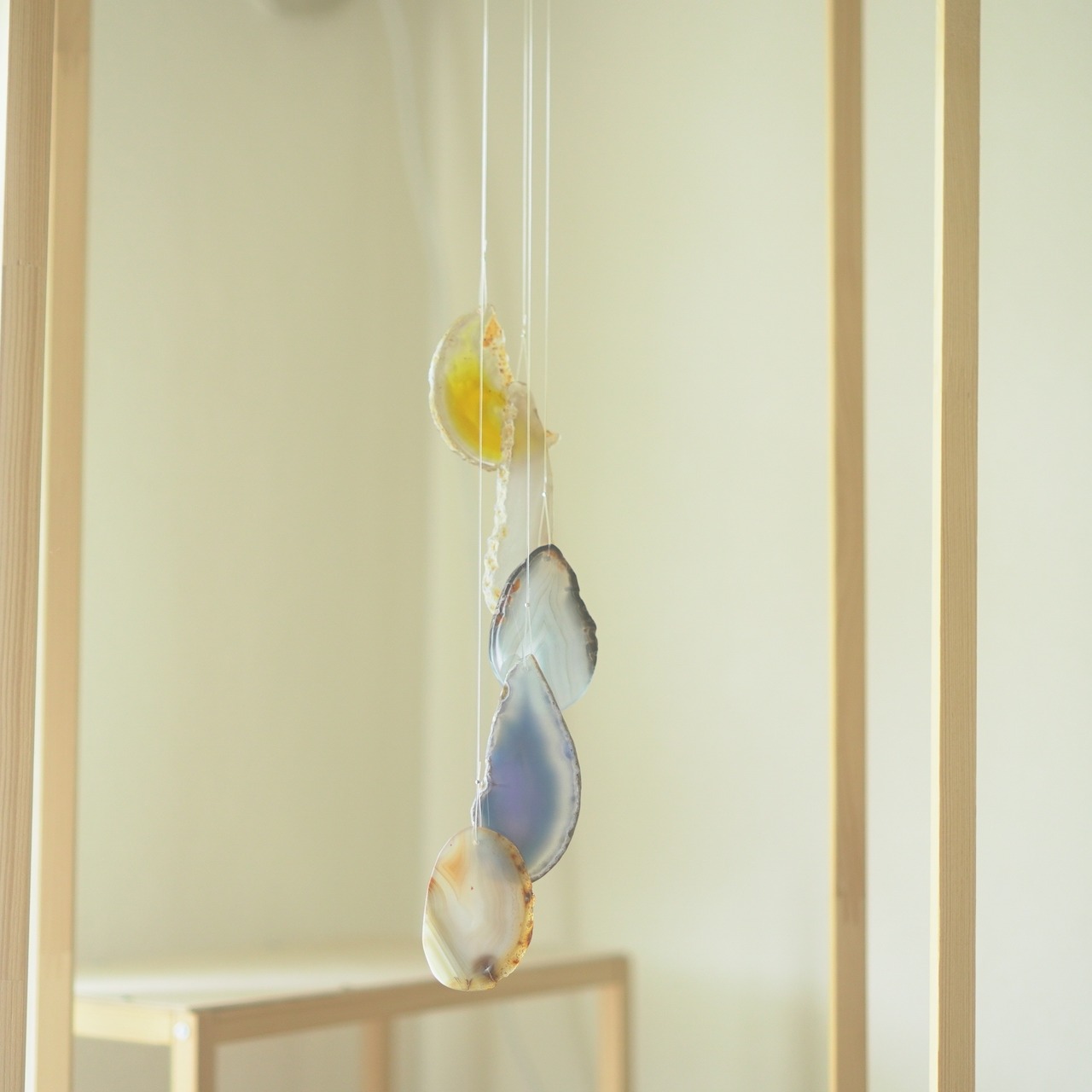 Moonlit Night - アゲートヒーリングチャイム / Agate Sun Catcher Wind Chime 702