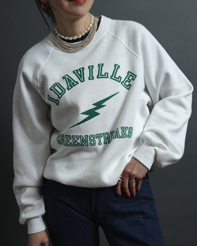 1980-90's Idaville Greensteaks / Sweat Shirt