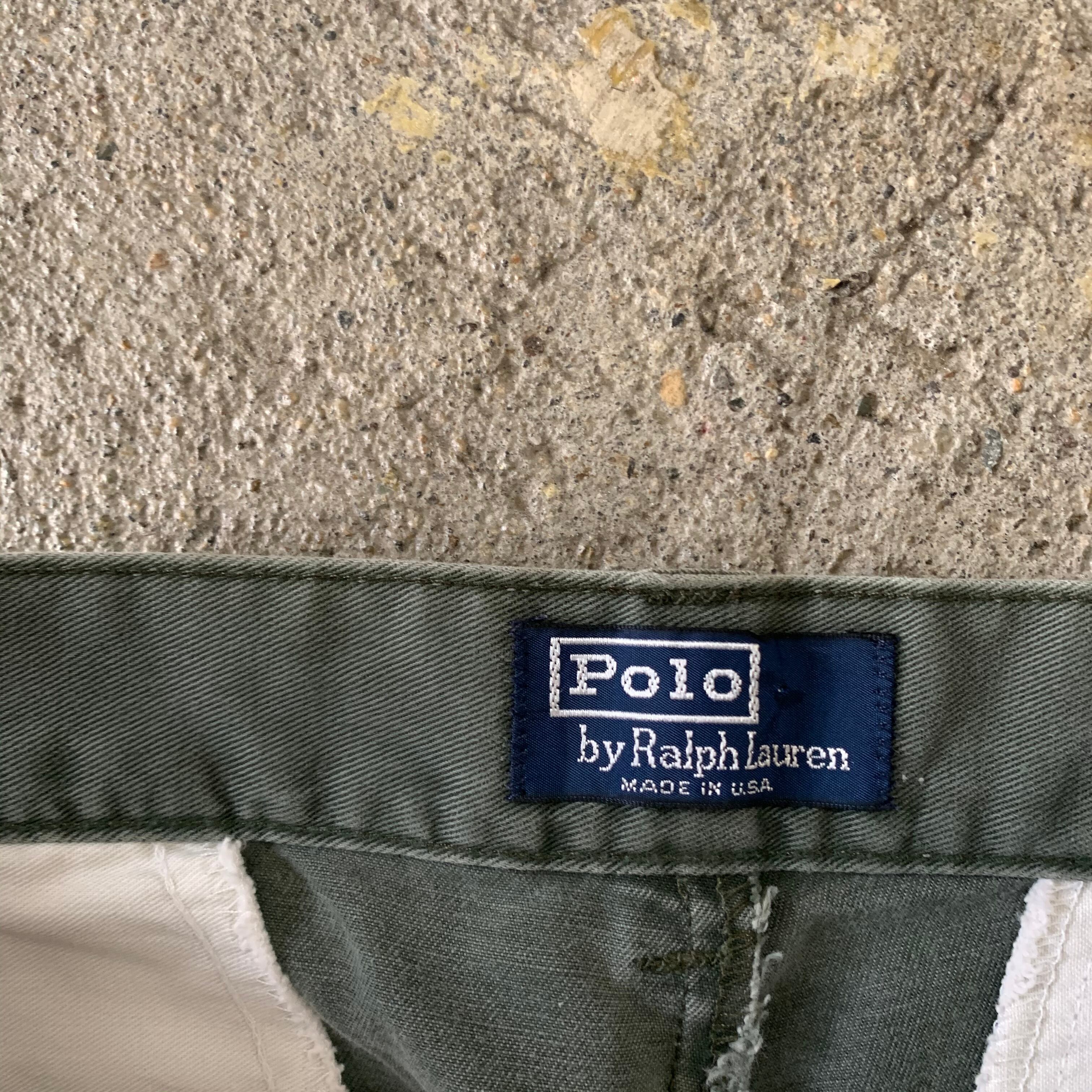 90s Polo Ralph Lauren paint chino pants | What'z up