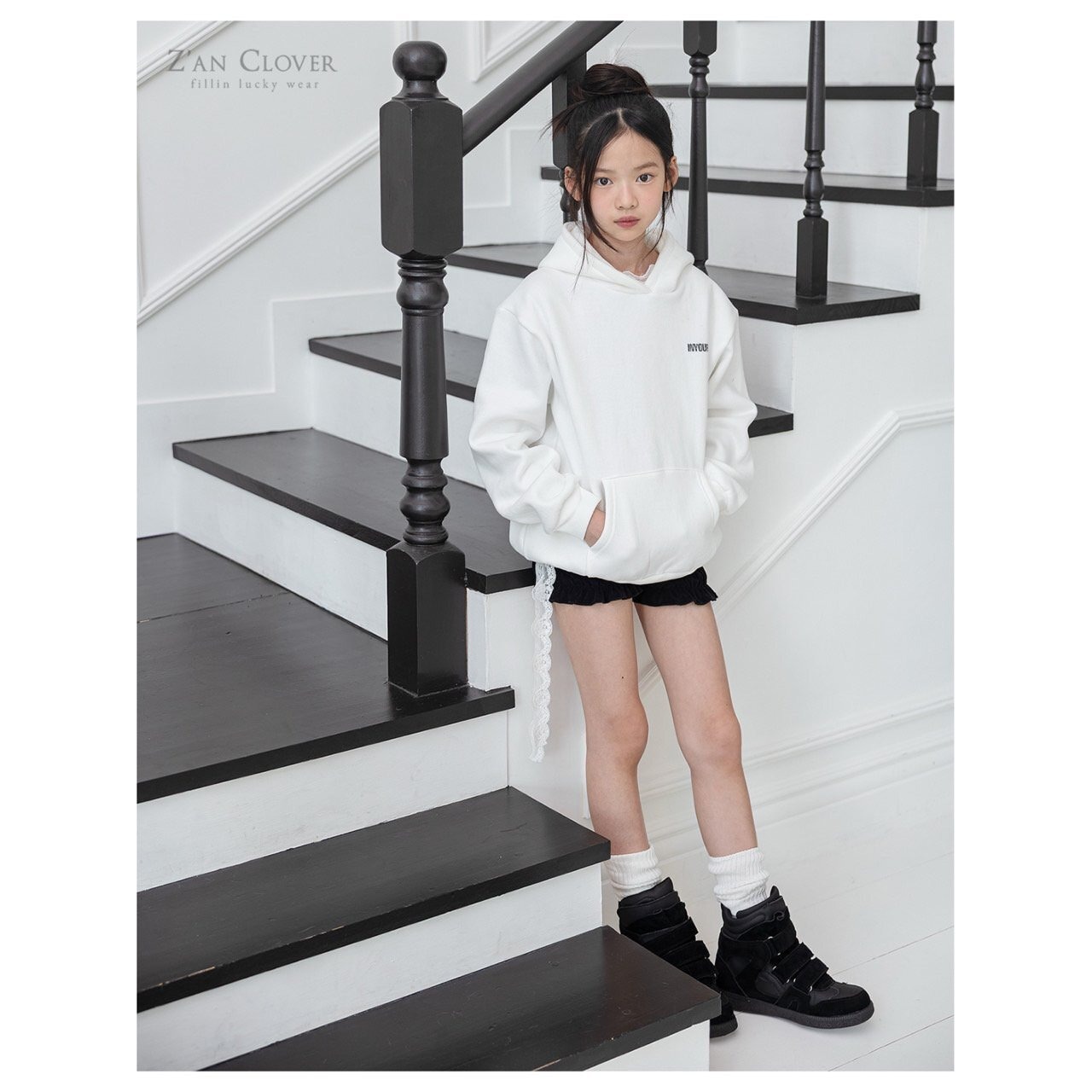 ZAN CLOVER［取寄］velour shirring short pants 26winter