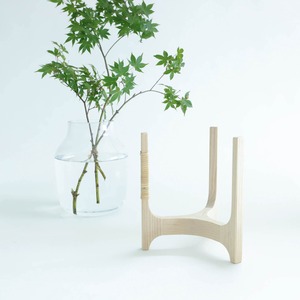 pot stand  S  rattan / white ash