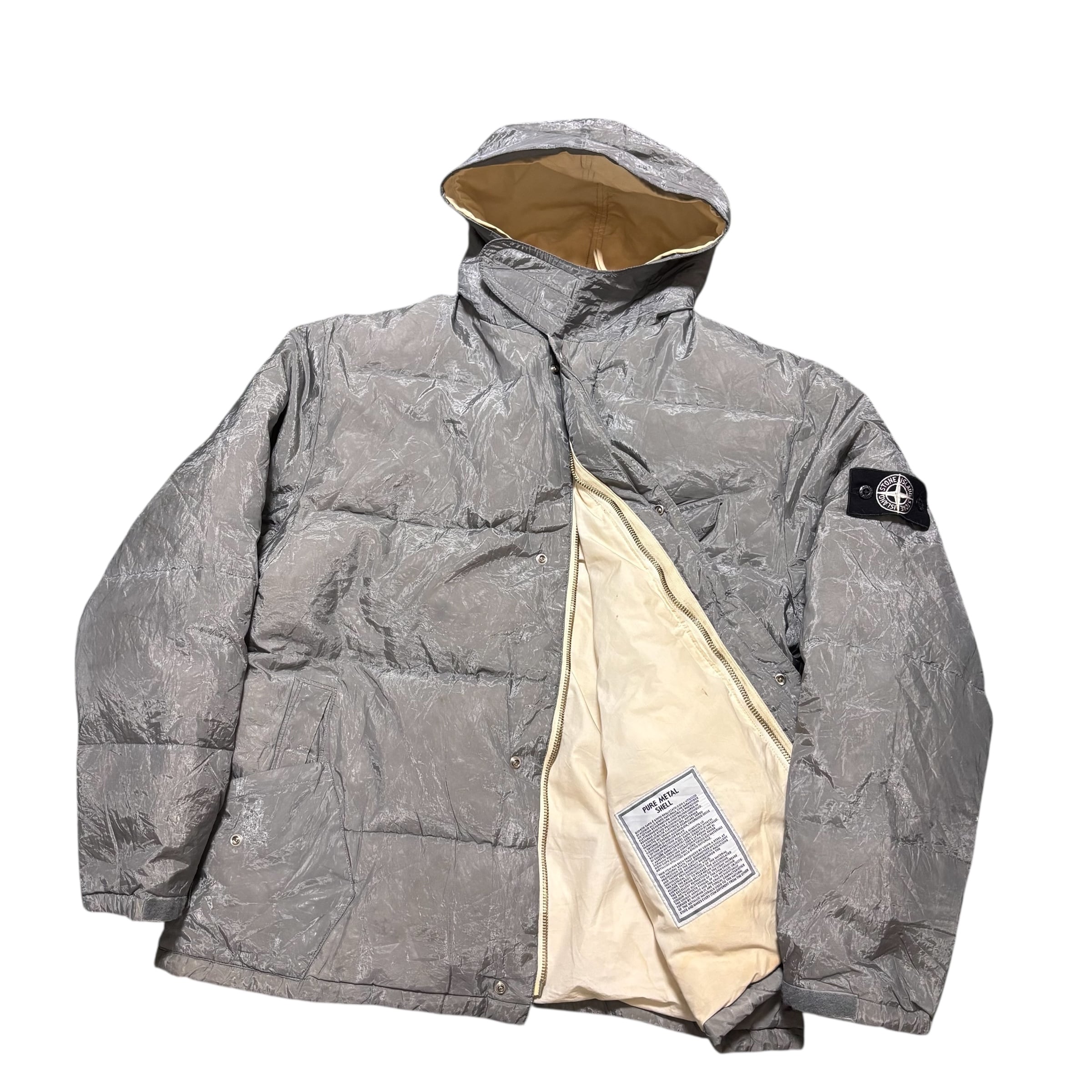90s 00s STONE ISLAND PURE METAL SHELL JACKET ストーンアイランド