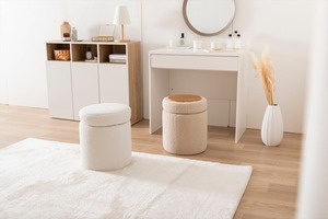 【幅36cm】Kurum 収納付きスツール