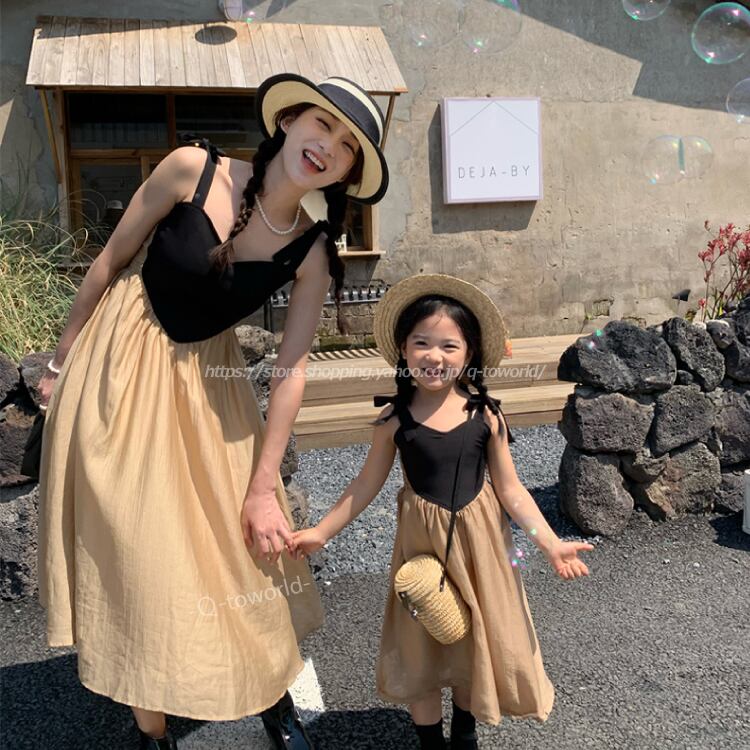 90 140 ワンピース リゾート バイカラー 子供服 女の子 親子装 人気 リンクコーデ ママサイズ有 Q Toworld キュートワールド 子供服 メール便は何点でも送料の合計は280円 90 140 ワンピース リゾート バイカラー 子供服 女の子 親子装 人気 リンクコーデ ママサイズ有 Q Toworld キュートワールド 子供服 メール便は何点でも送料の合計は280円