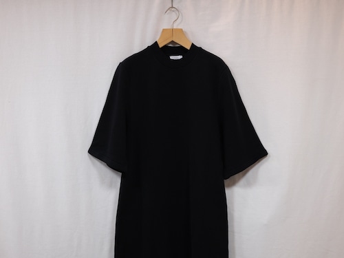 Women's STUDIO NICHOLSON×SUNSPEL  "FLEECEBACK JERSEY SUNSPEL DRESS" BLACK