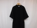 Women's STUDIO NICHOLSON×SUNSPEL  "FLEECEBACK JERSEY SUNSPEL DRESS" BLACK