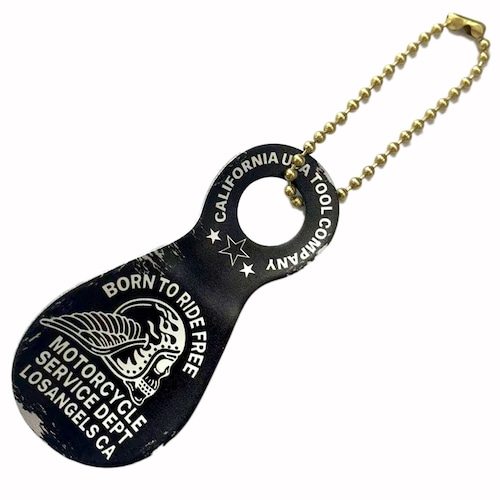 USA ビンテージ シューホーン  靴べら 靴ベラ キーホルダー レトロ アメリカ アメカジ : SHHN-005BK