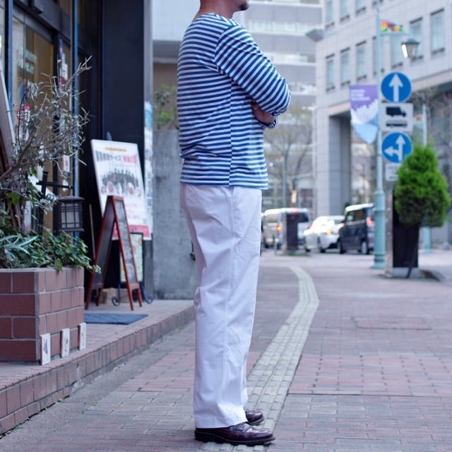1990s Dutch Army White Chef Pants / ユーロ ミリタリー ホワイト