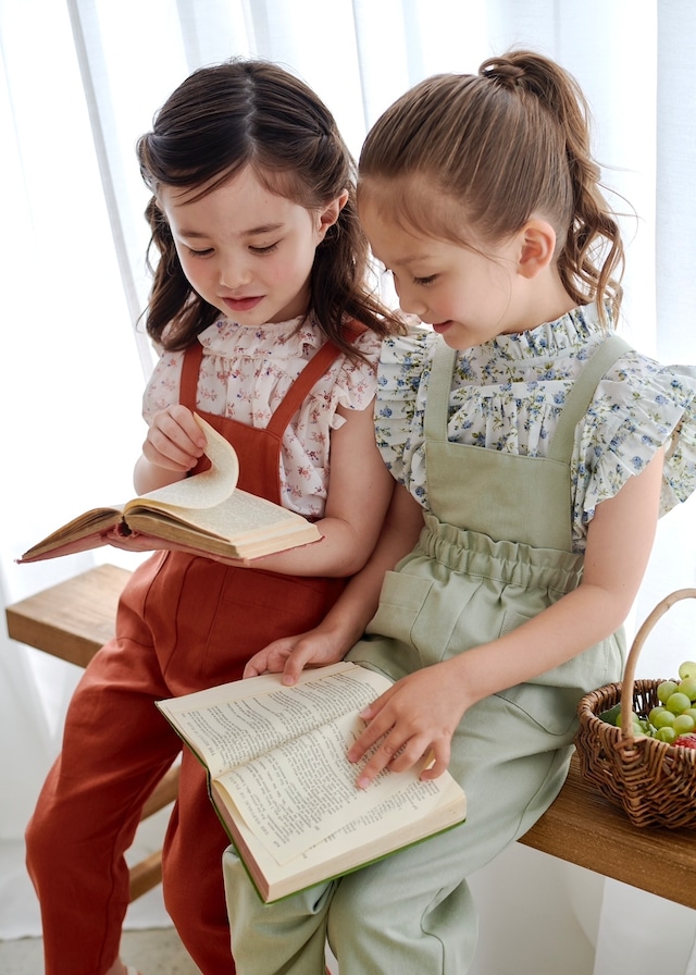 2way サロペットパンツ〈Green〉