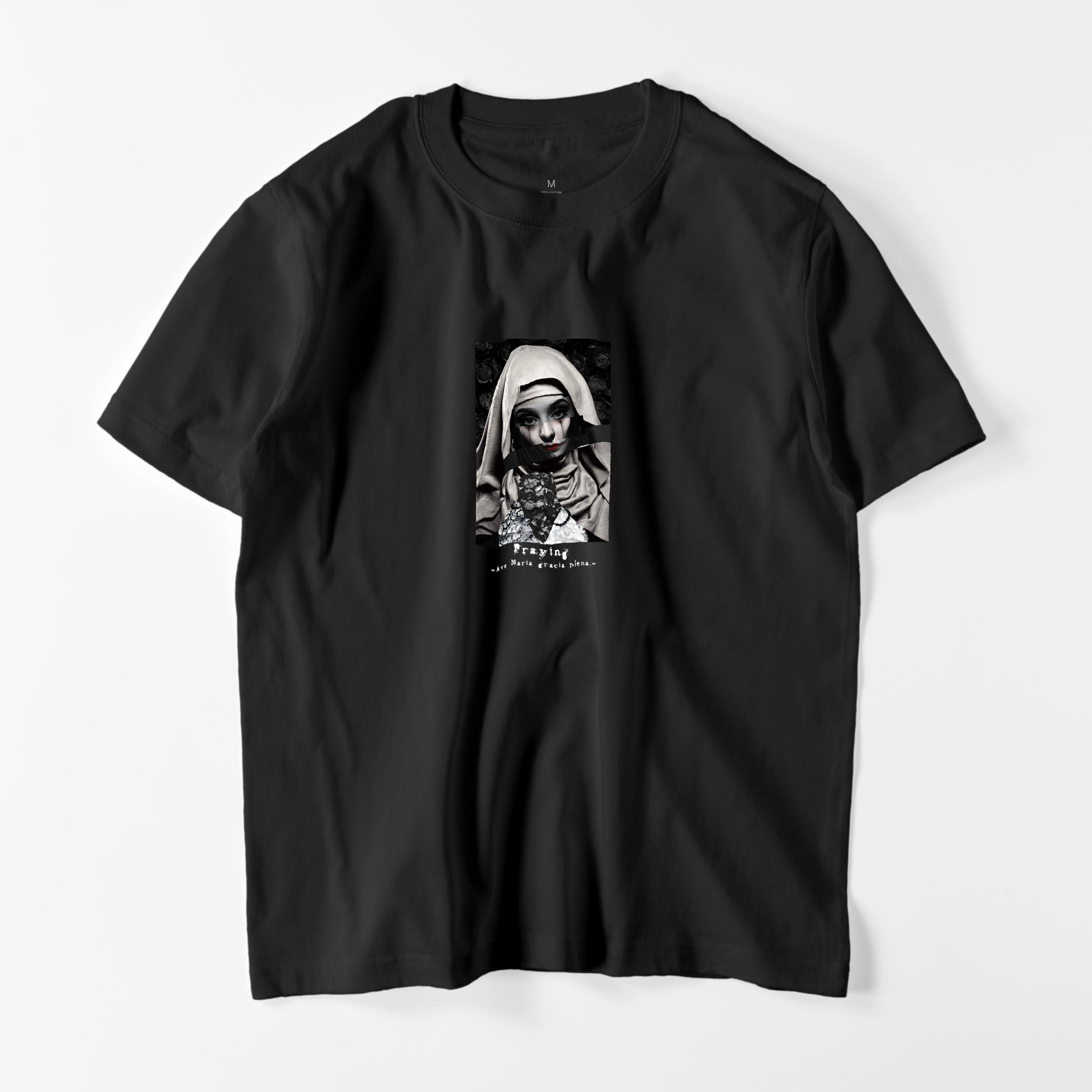 5.6oz Art Print Cotton S/S TEE 