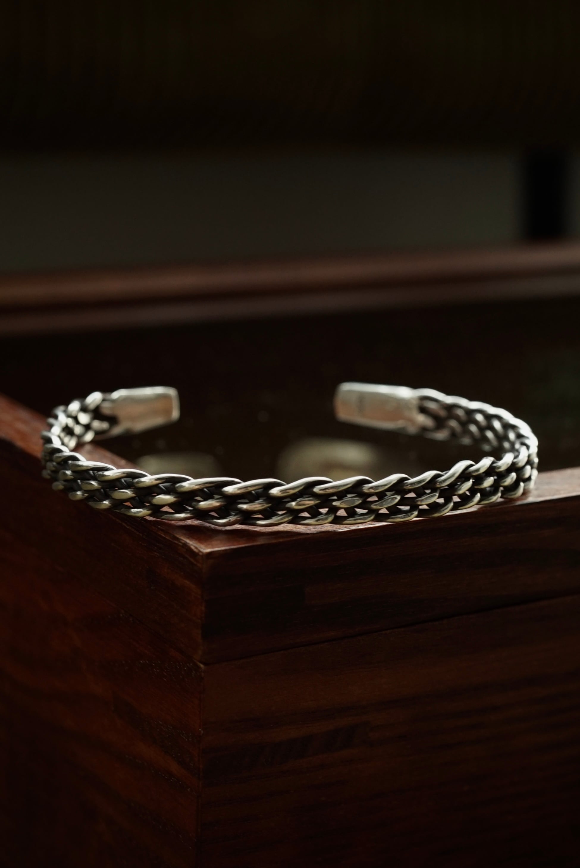 受注生産】Hand Made Silver / Chain_Braid Bangle | C O L I N A