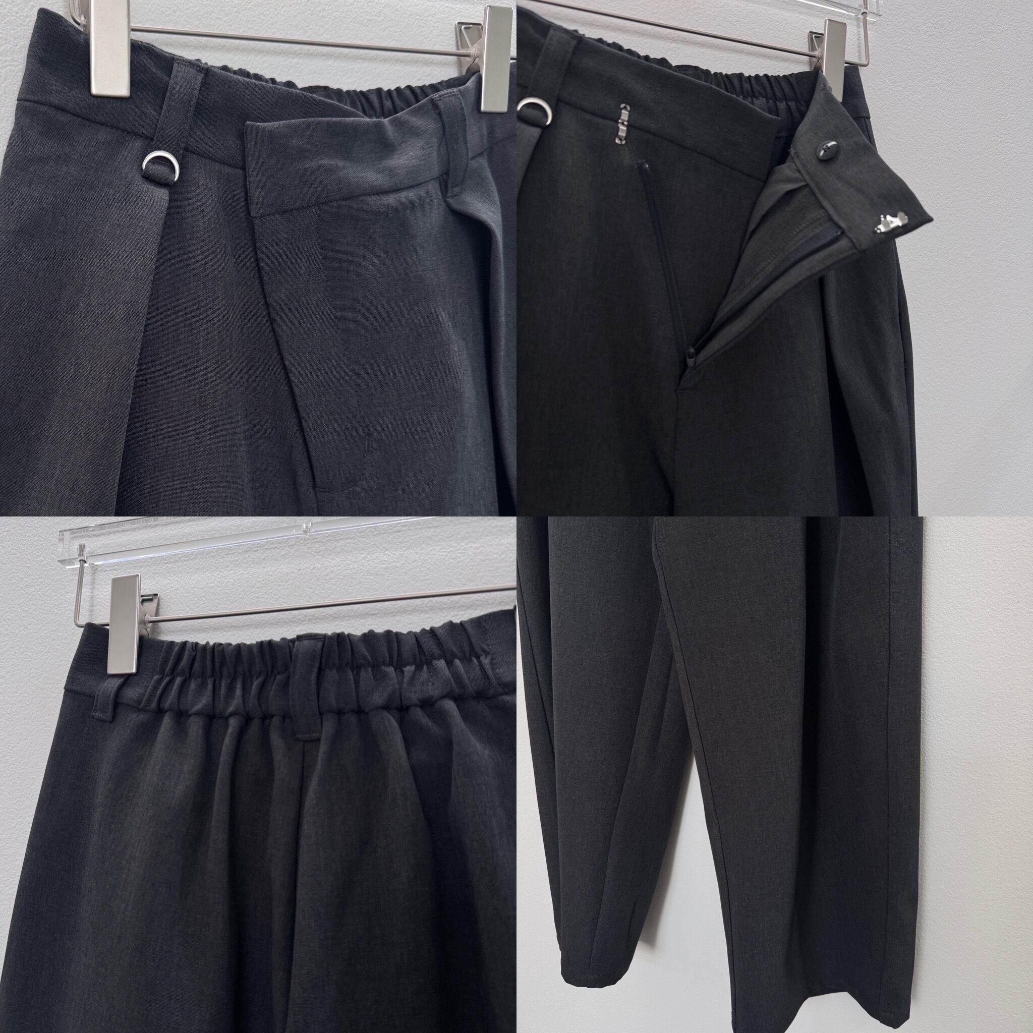 スラントウエストタックPT/チャコールグレー | CFT.