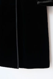 Philippe Venet black velvet coat