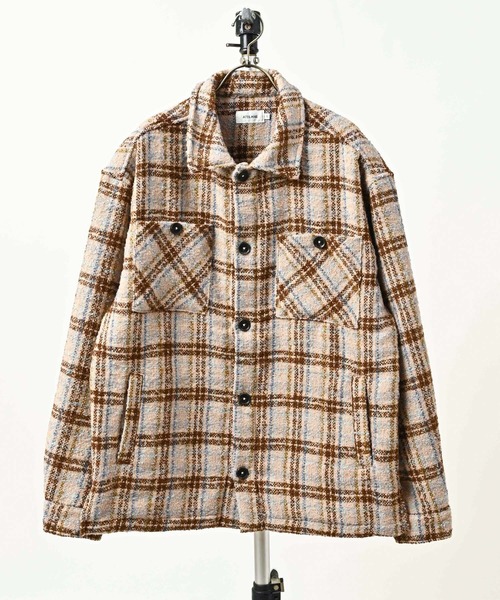ATELANE Block Tweed CPO Jacket (IVO) 26A-23071