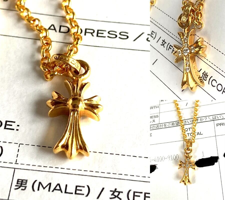 国内正規 インボイス 保存袋付き 極美品 クロムハーツ 22K ベビー