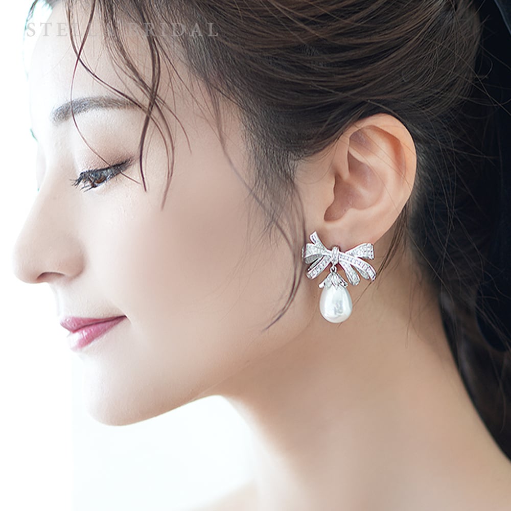 ピアス→イヤリングに付替可 | STELLA BRIDAL - オシャレ花嫁さま ピアス→イヤリングに付替可 | STELLA BRIDAL - オシャレ花嫁さま