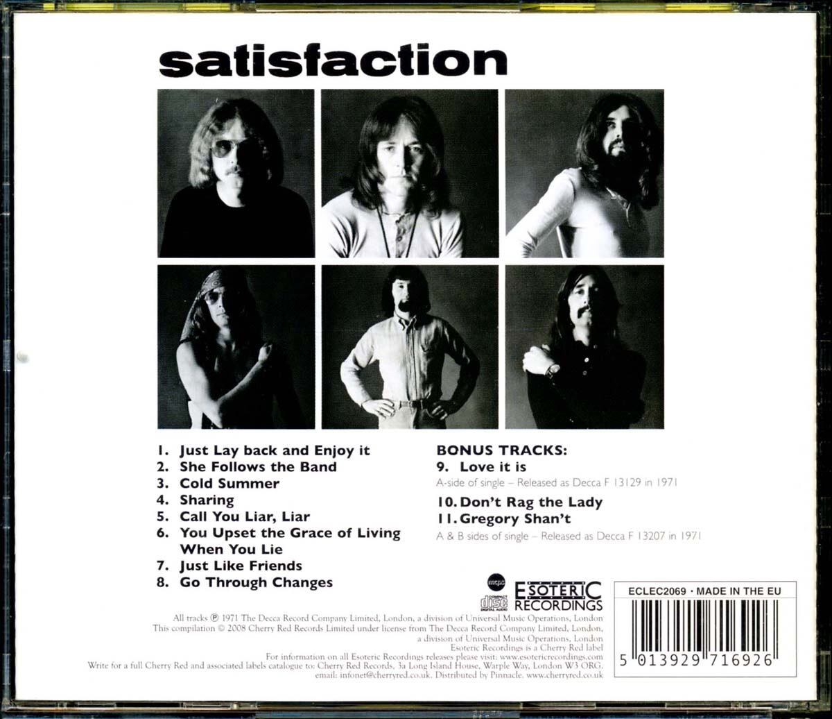 SATISFACTION - Satisfaction [CD] | KITOWW