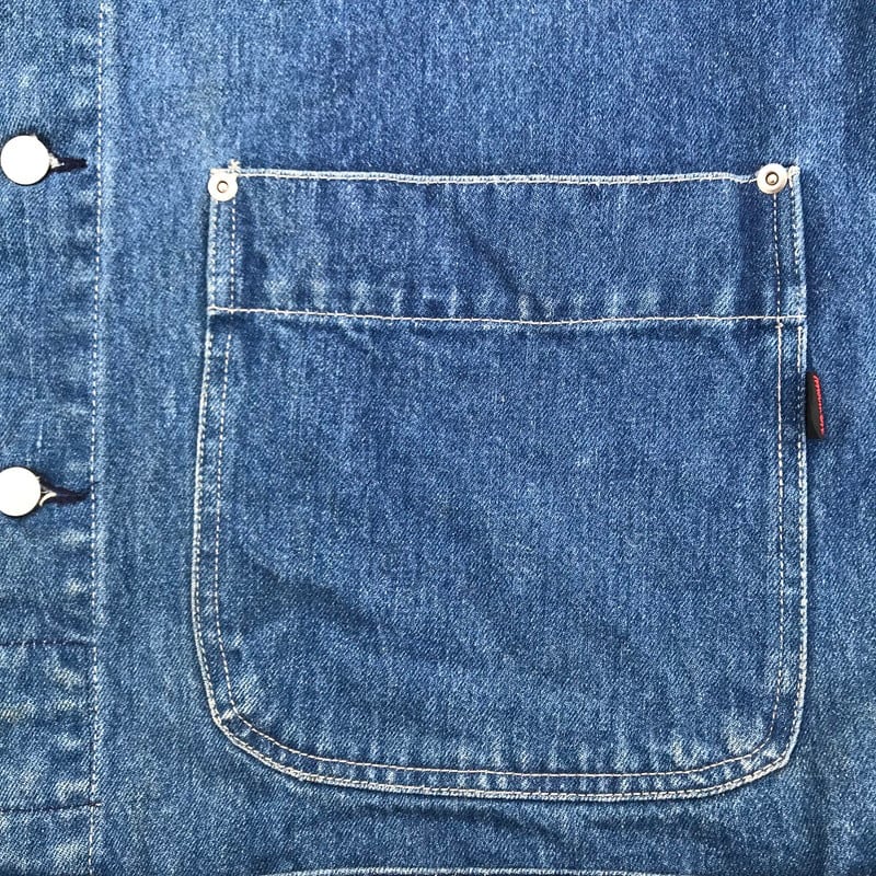 80's Levi's MOVIN' ON WORK WEAR デニムカバーオール ワークライン