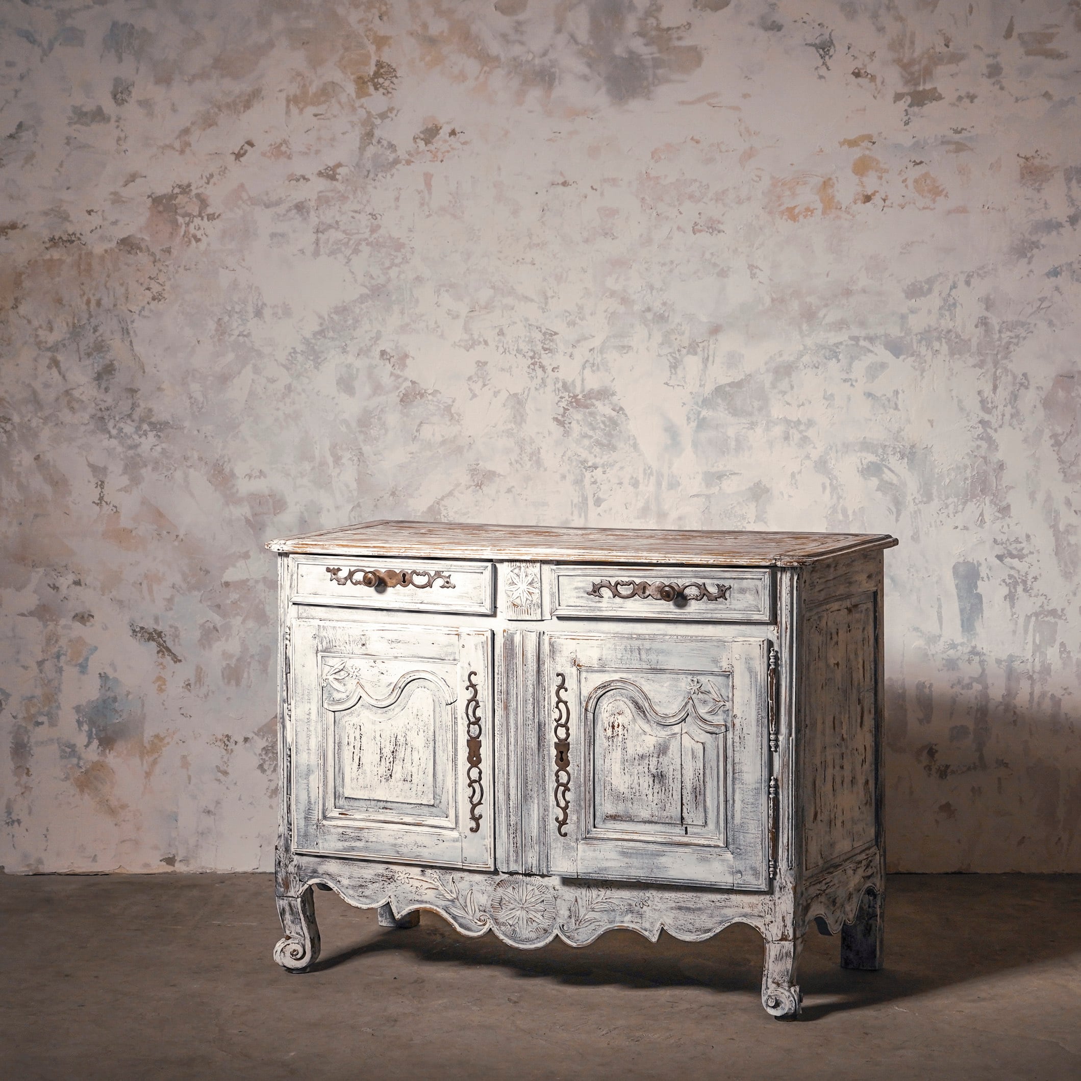 サイドボード/フレンチサイドボード/1880年代/フランスアンティーク/シャビーシック/店舗什器/撮影アイテム