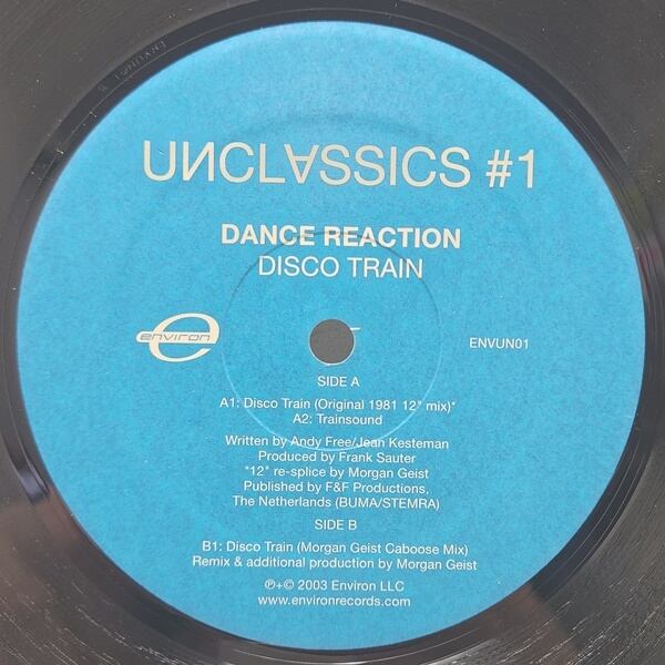 Dance Reaction / Disco Train [ENVUN01] - 画像2