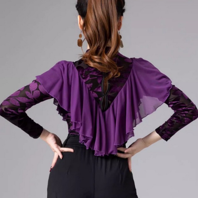 フリル　デザイン　トップス【レオタードタイプ】　ds0084 　　