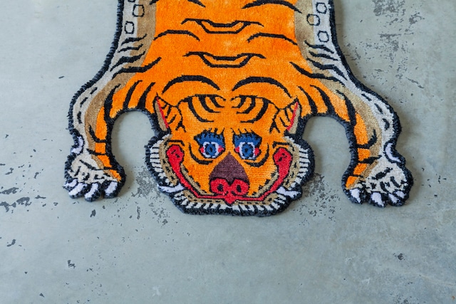 Tibetan Tiger Rug 《XSサイズ•シルク005》チベタンタイガーラグ