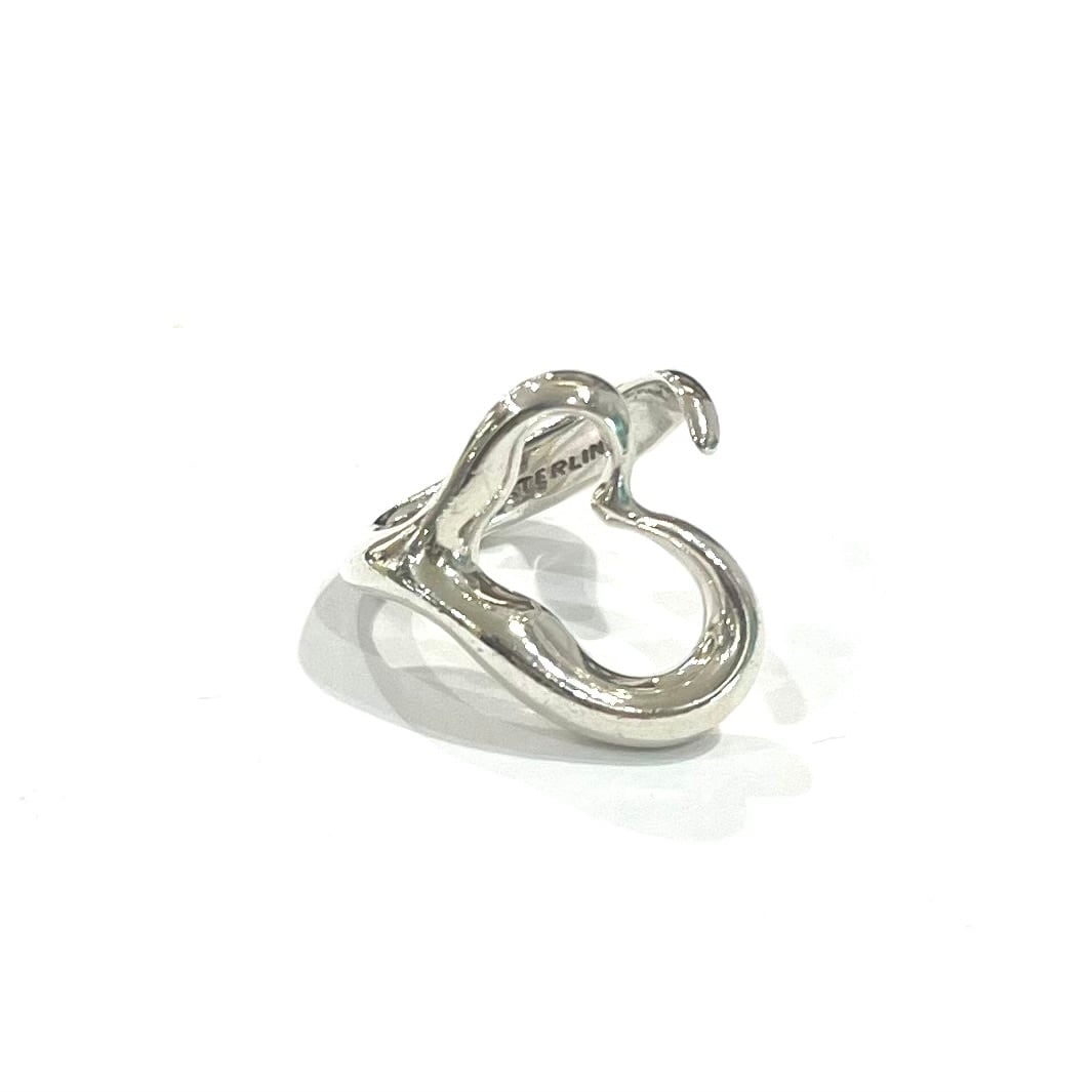 TIFFANY&CO】T2001 個性の美学。オープンハートリング 11号／シルバー