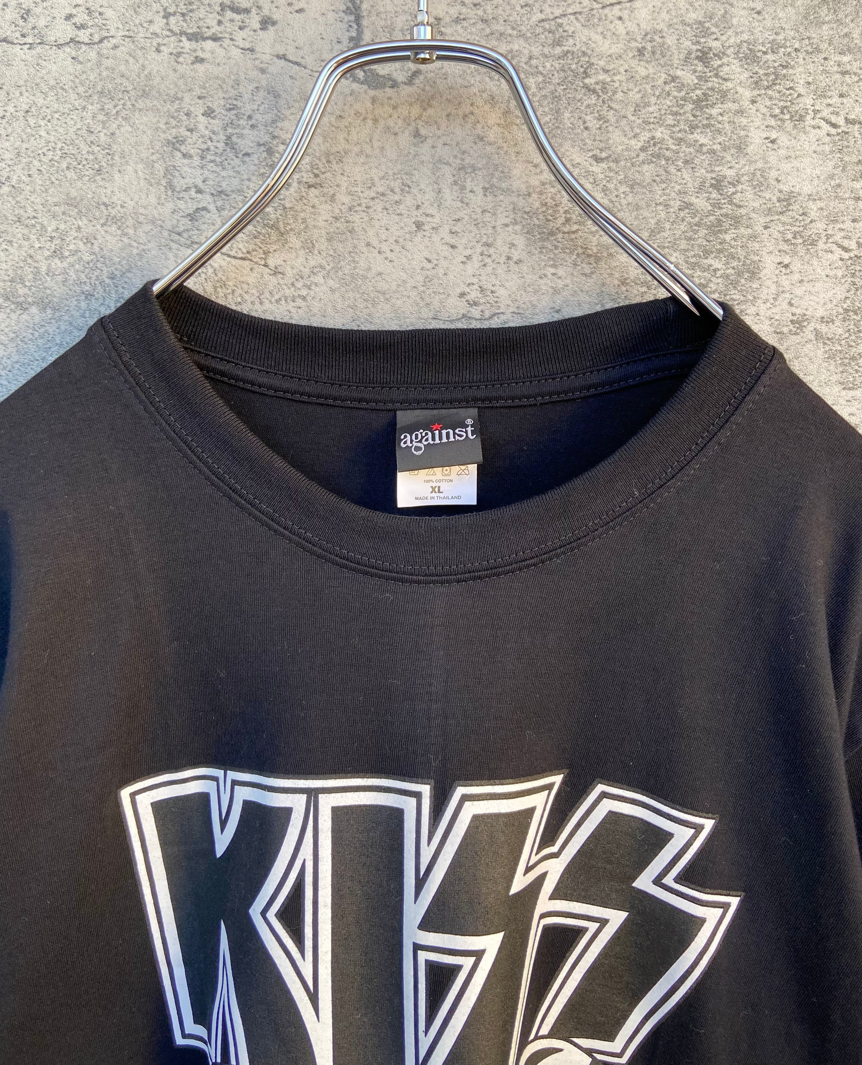 海外 ロックバンド KISS キッス バンドTシャツ 黒 | 【古着 らくふる