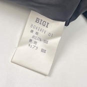 JUST BIGI 背面ストライプ ビギ ベスト ジレ/ブラック レディース