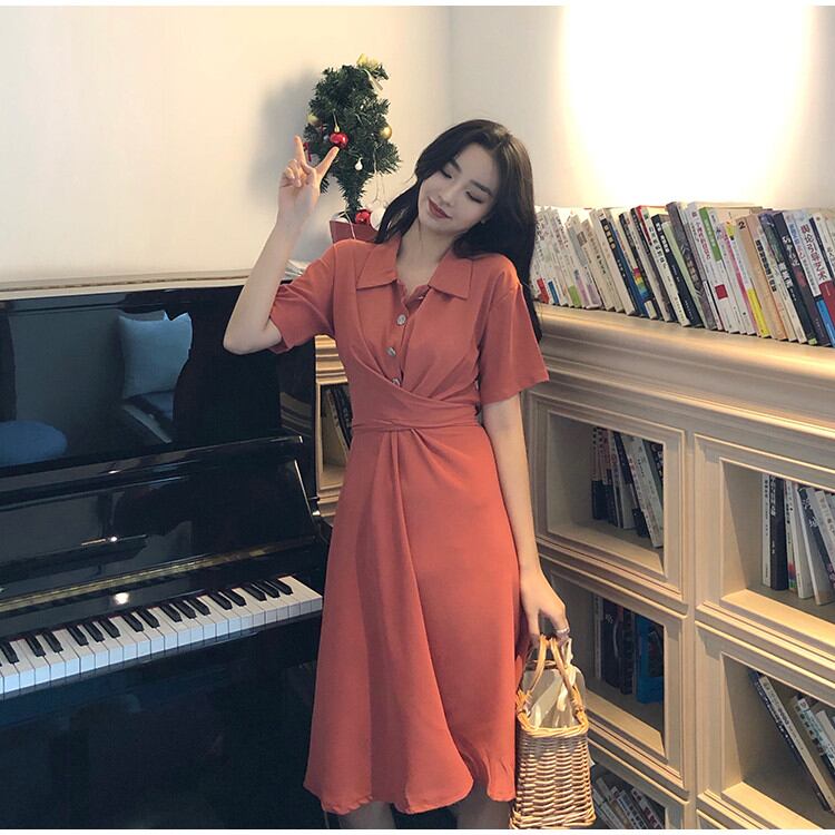 これからの季節に大活躍 韓国ファッション ヤングスタイル 半袖 ミニマリスト ギャザリング 韓国語版