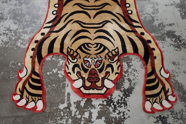 Tibetan Tiger Rug 《Lサイズ•シルクNIGOモデル071》チベタンタイガーラグ