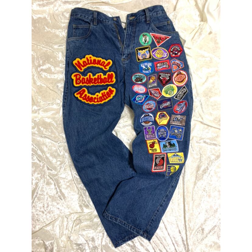 日本未発売【ジェフハミルトンNBAデニムパンツ】34 | eggplant86