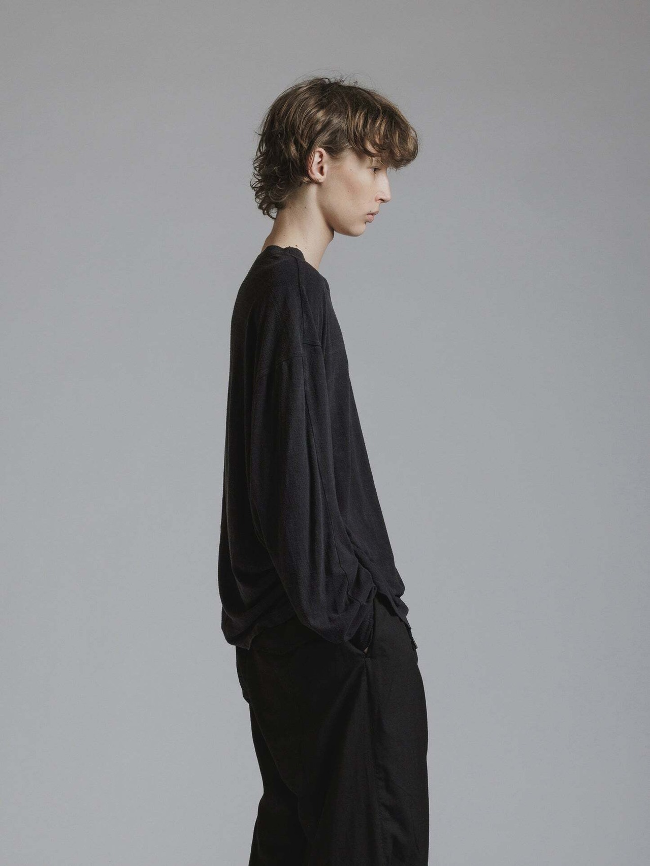 【26AW | MEN】 THE VIRIDI-ANNE ザヴィリディアン / SILK L/S T-SHIRT  / Tシャツ /  VI404601 - 2