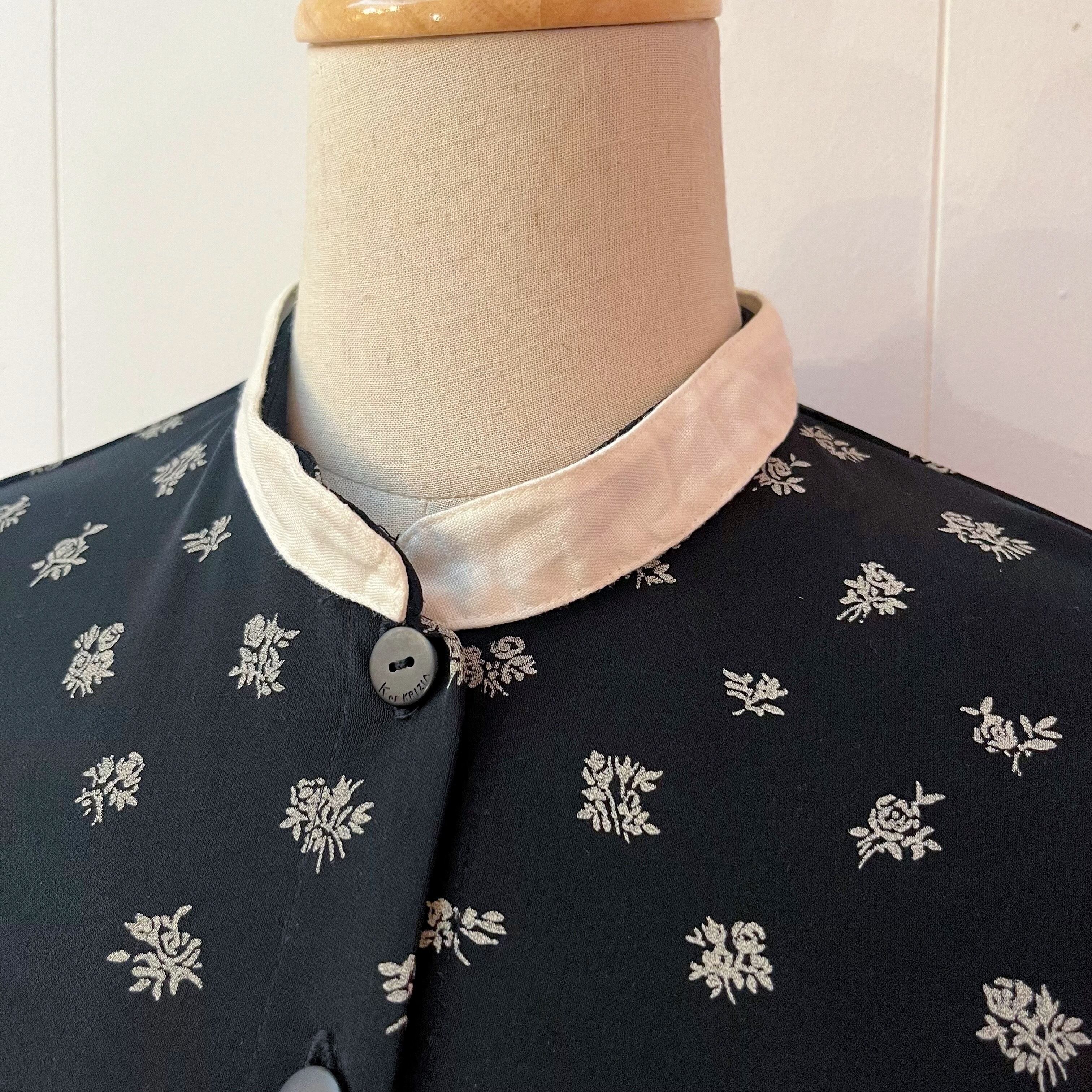 mini rose stand collar one-piece