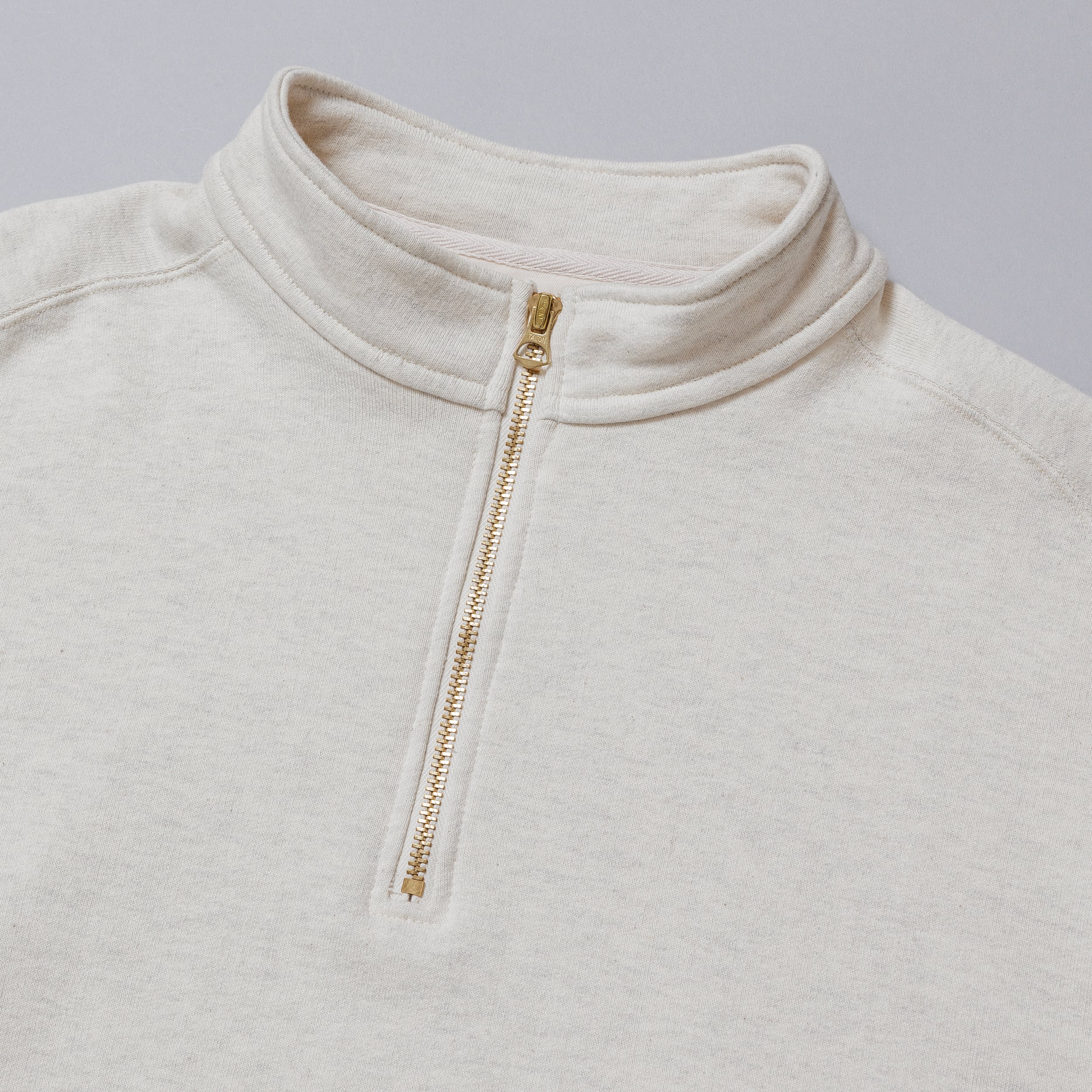 SOLARIS&CO.]Half Zip Sweat 