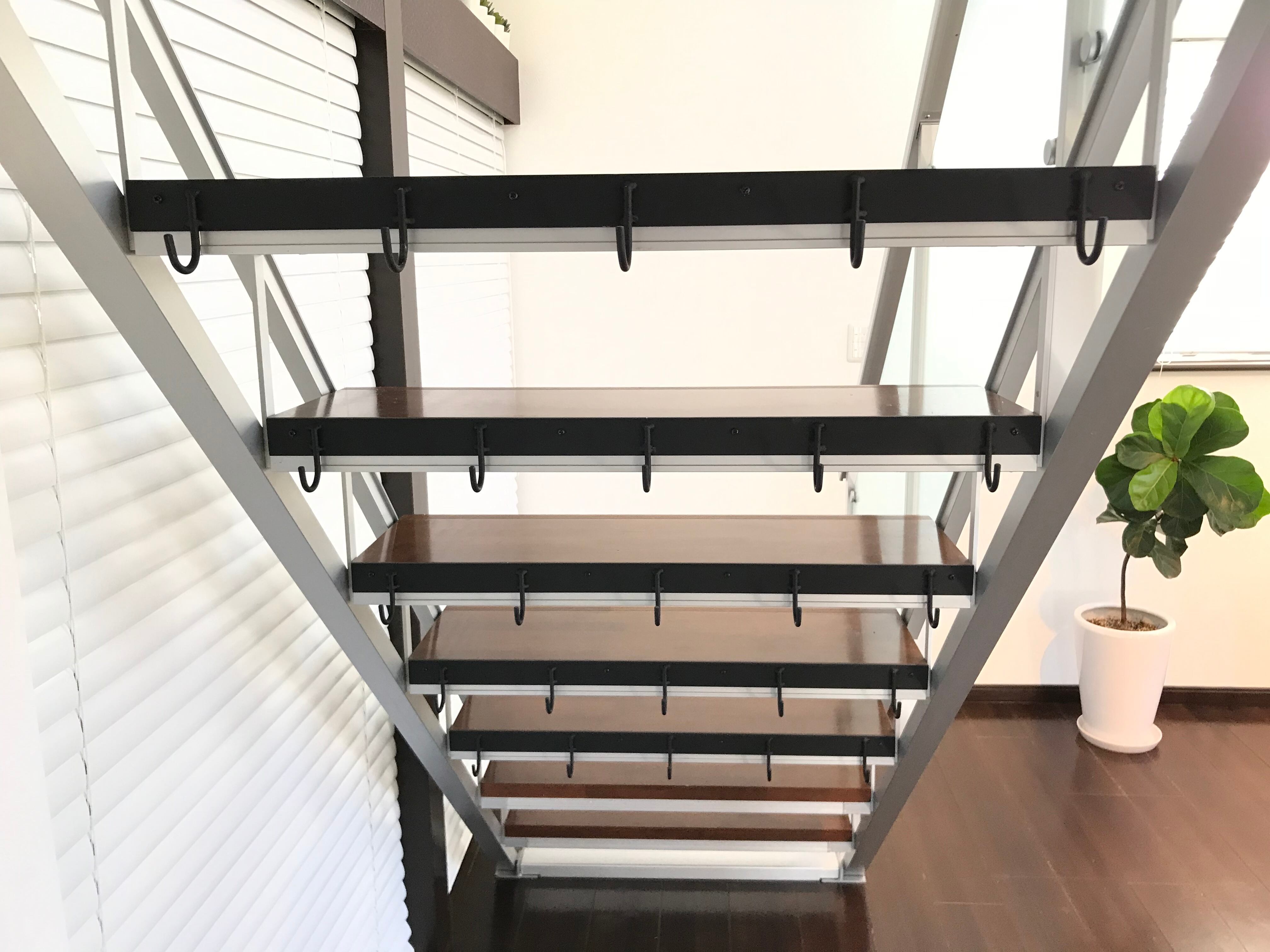 送料無料］［アイアンツール］アイアン ハンガーラック フック