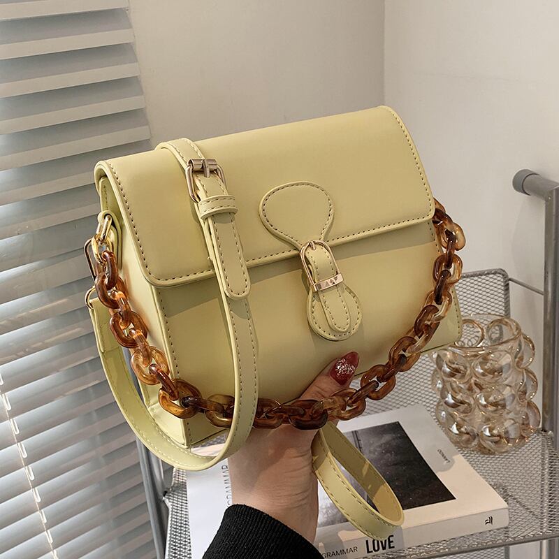 サマーレッドチェーン 夏物 スクウェア メッセンジャーバッグ Tiancai_Wing_Bag76792552745