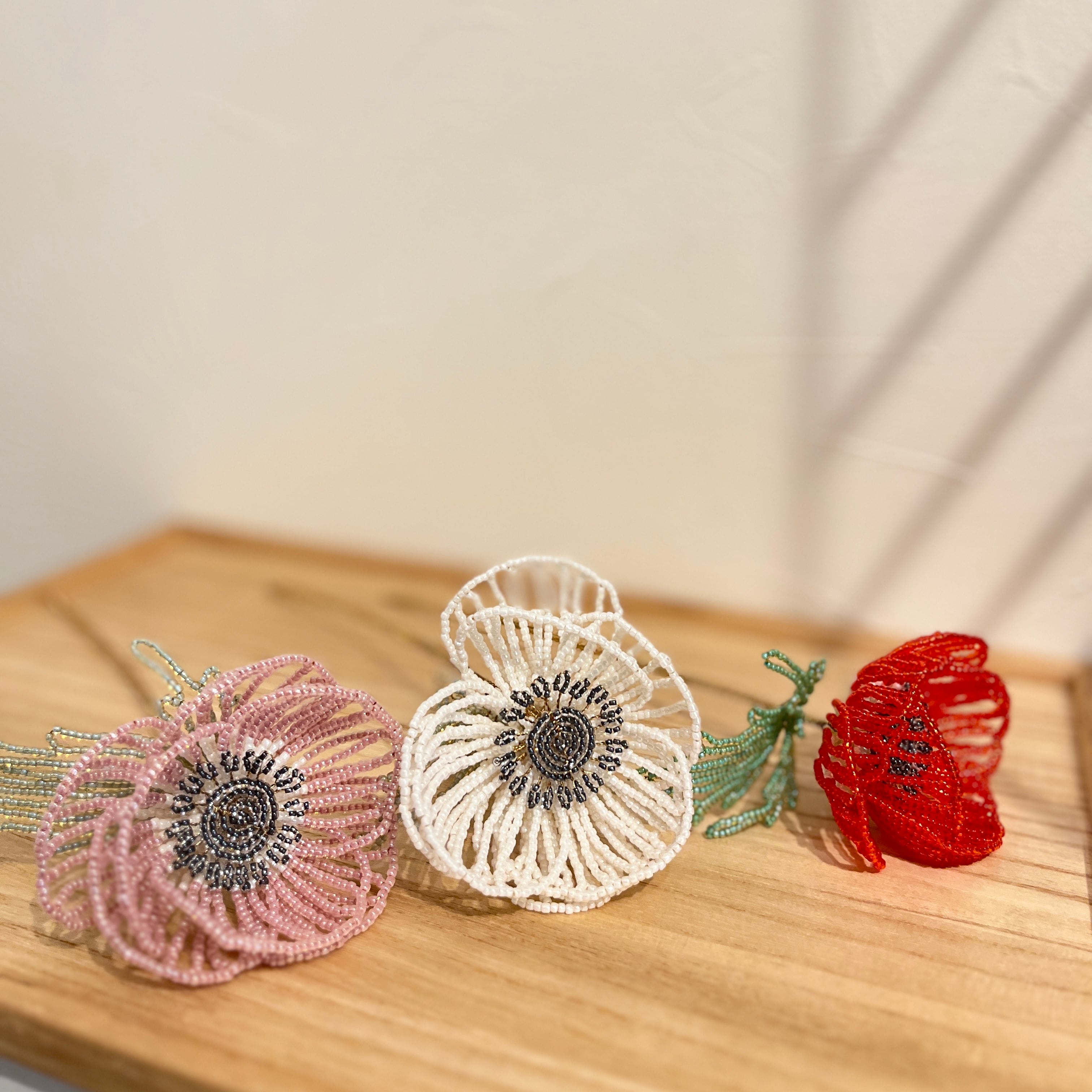 anokono flower アネモネ ビーズフラワー