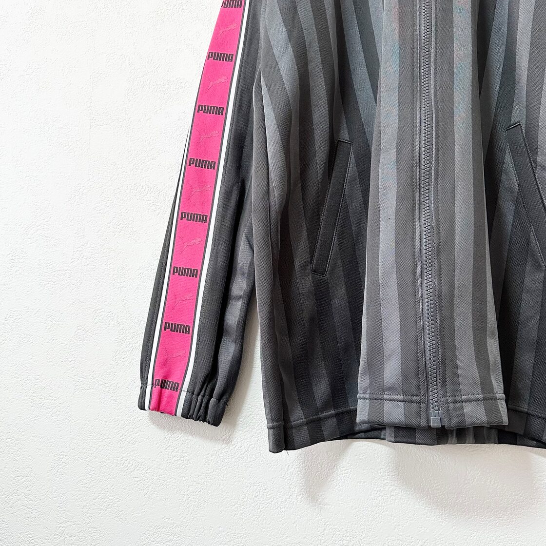 美品☆90s☆PUMA/プーマ☆ジャージ☆トラックジャケット☆グレー 
