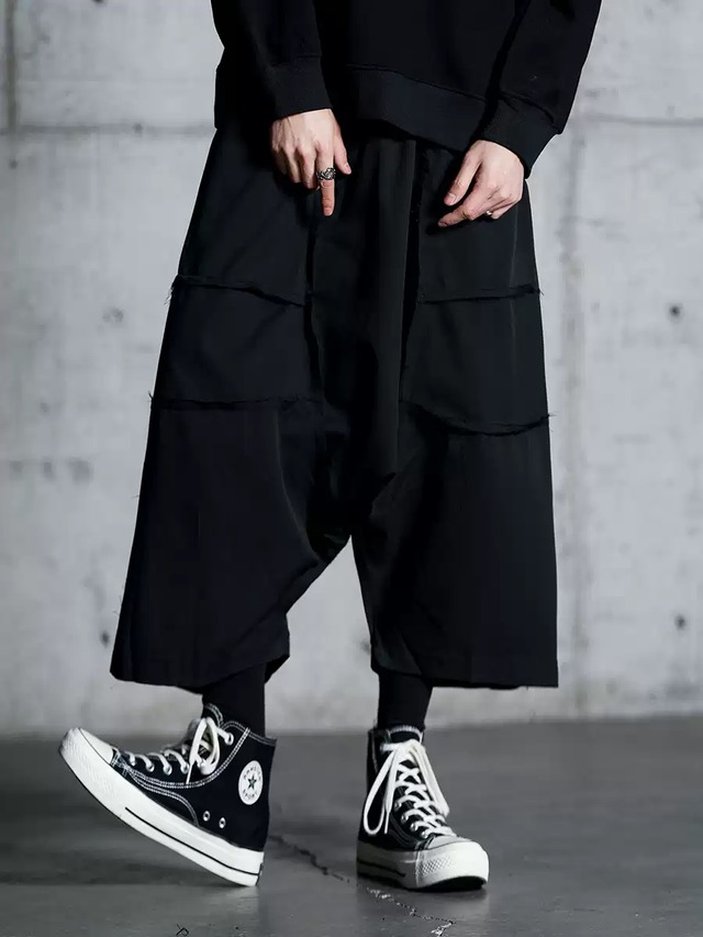 【ORV0156】Raw Edge Wide Pants
