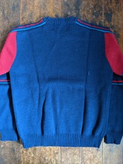 ノルディック ☆ 70 s ライトニングボルト ウール ニット セーター