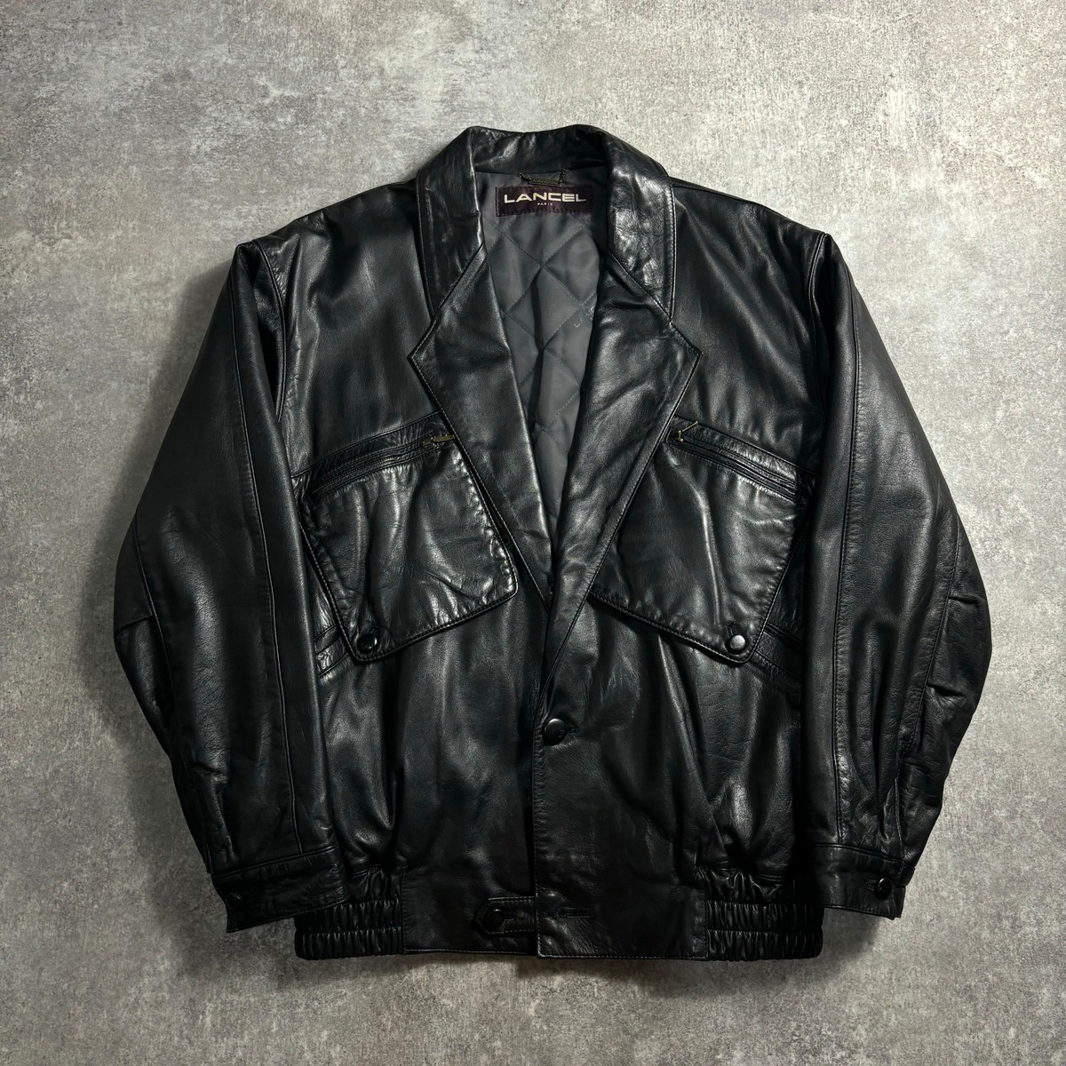 LANCEL PARIS ヴィンテージ 入魂 ジャンパー ブルゾン